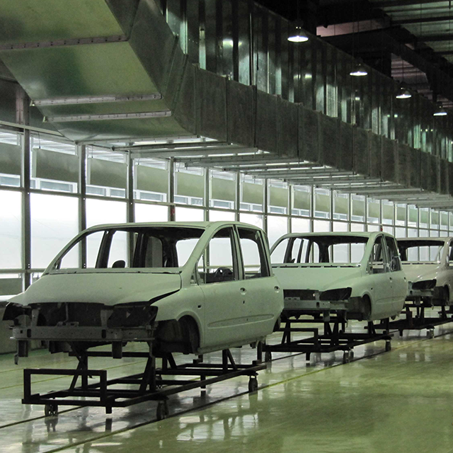 Linha de produção de eletroforese da Changsha Zotye Automobile Company