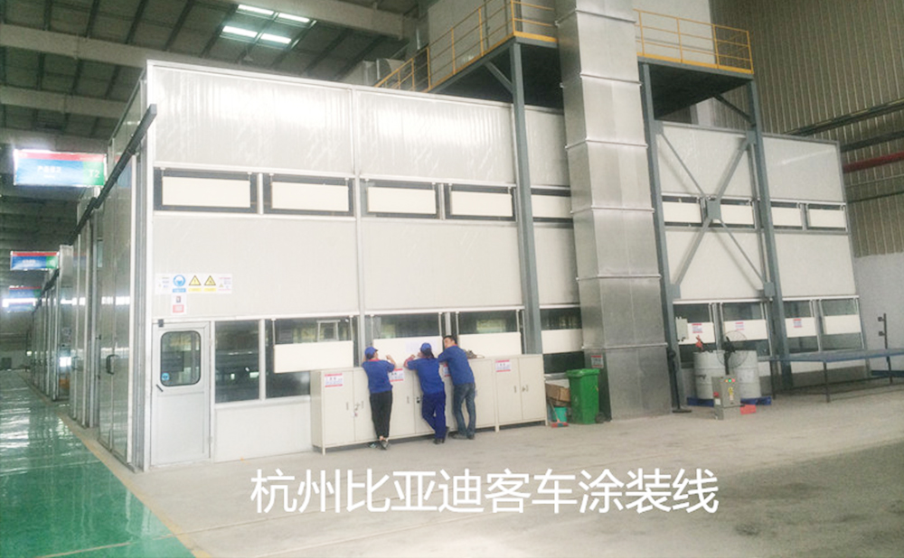 Linha de produção de pintura BYD Hangzhou 